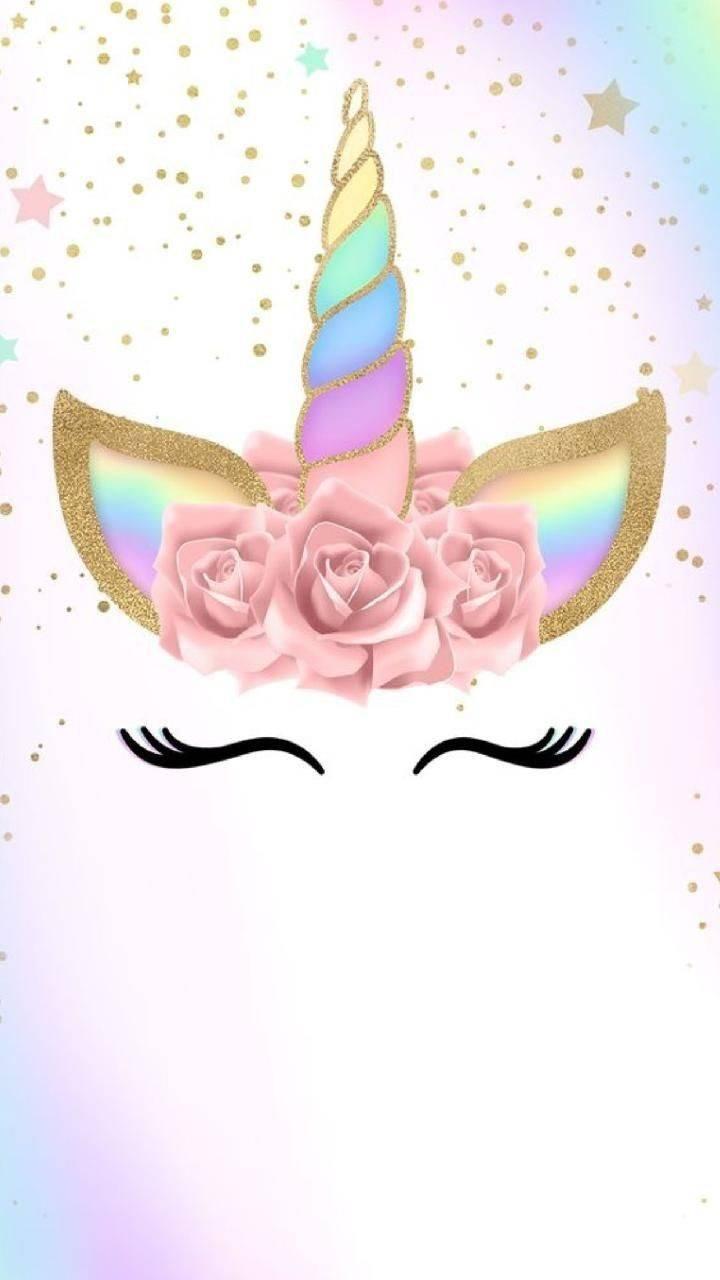 Rainbow unicorn Wallpaper
