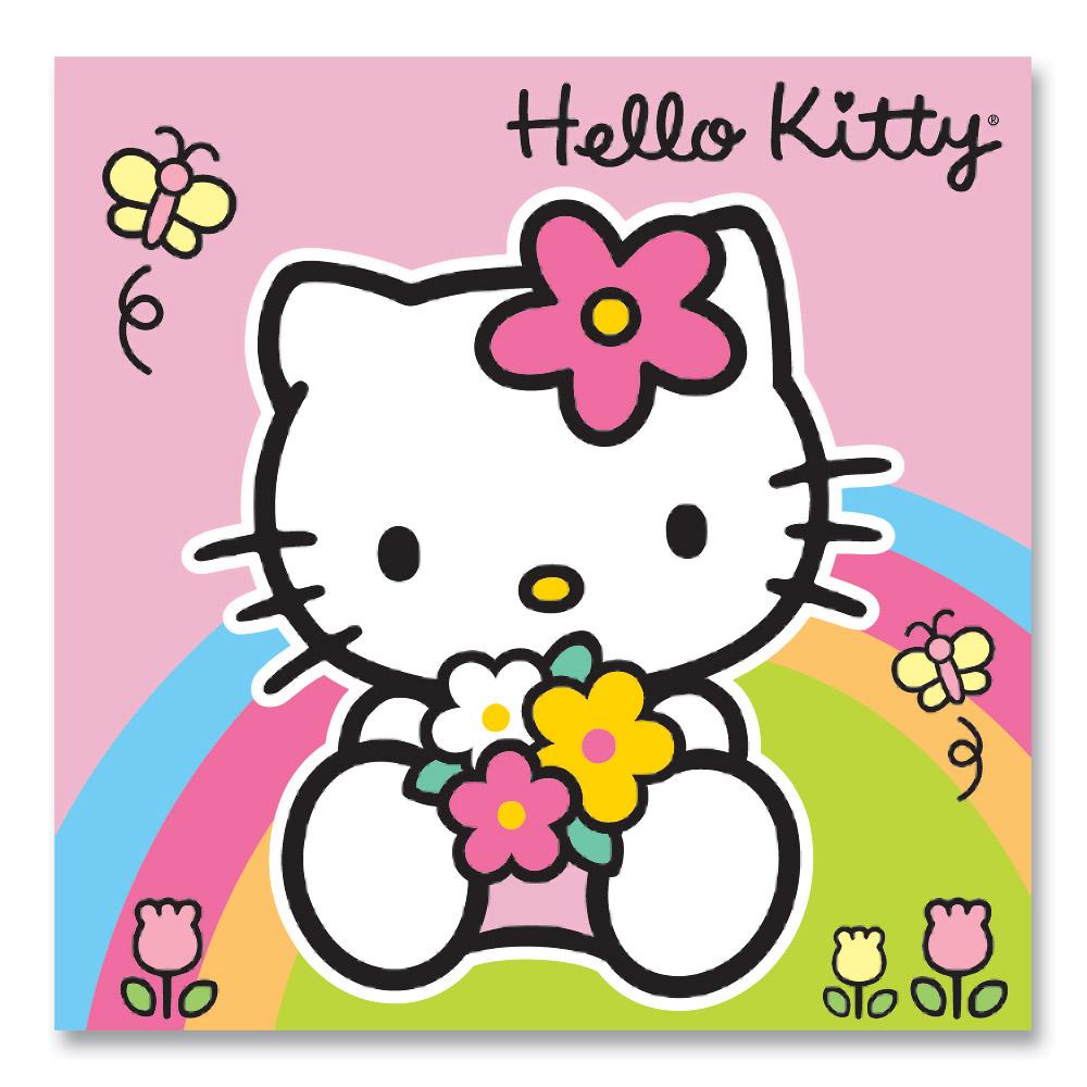 Free download Hello Kitty Rainbow Birthday Card Party Supplies Party