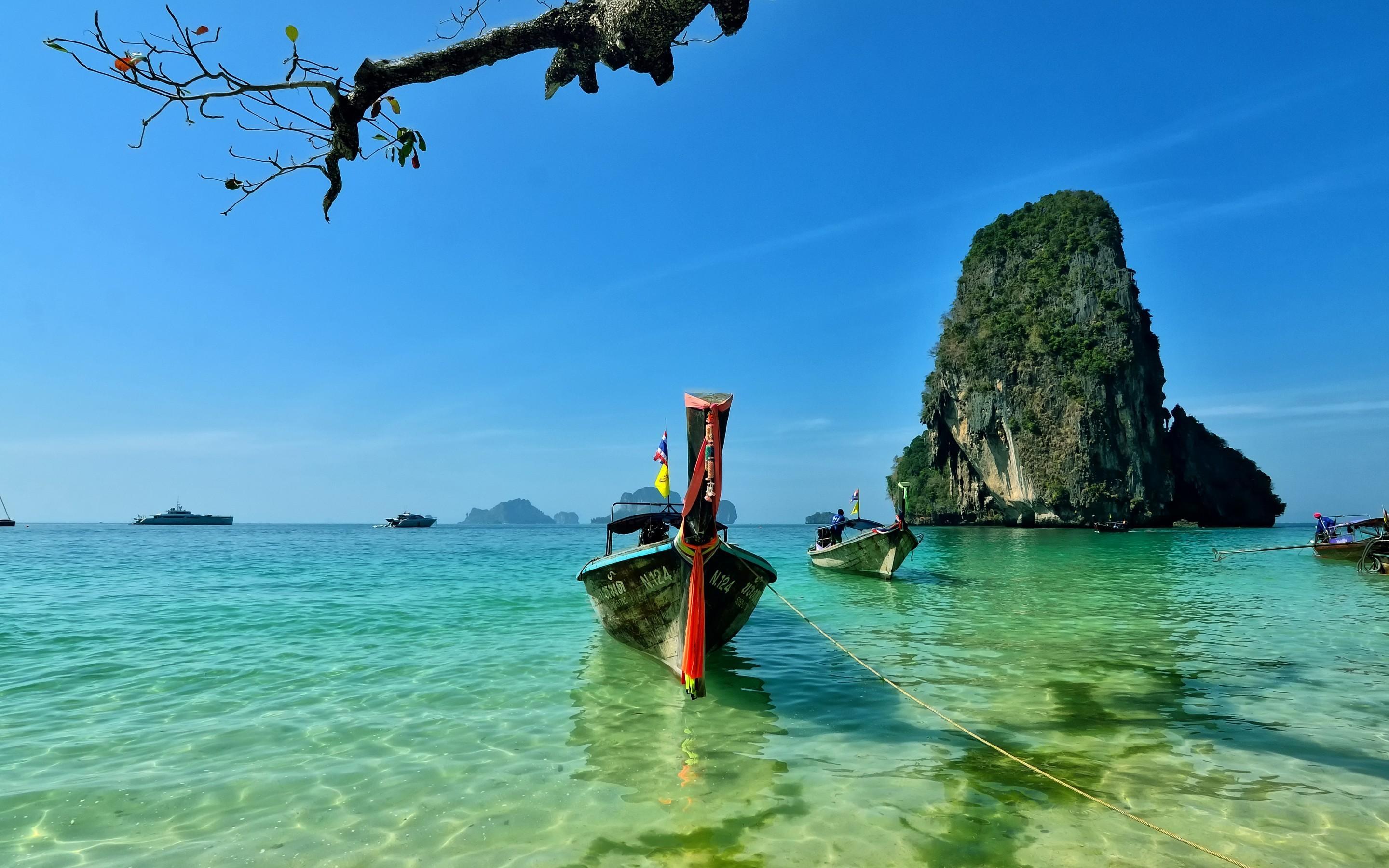 Railay Beach Thailand Desktop Wallpaper At 2880 X HD