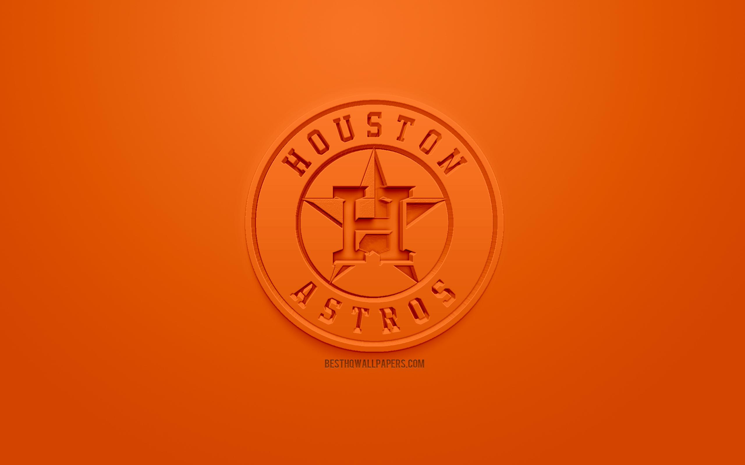 Download wallpaper Houston Astros, American baseball club, creative
