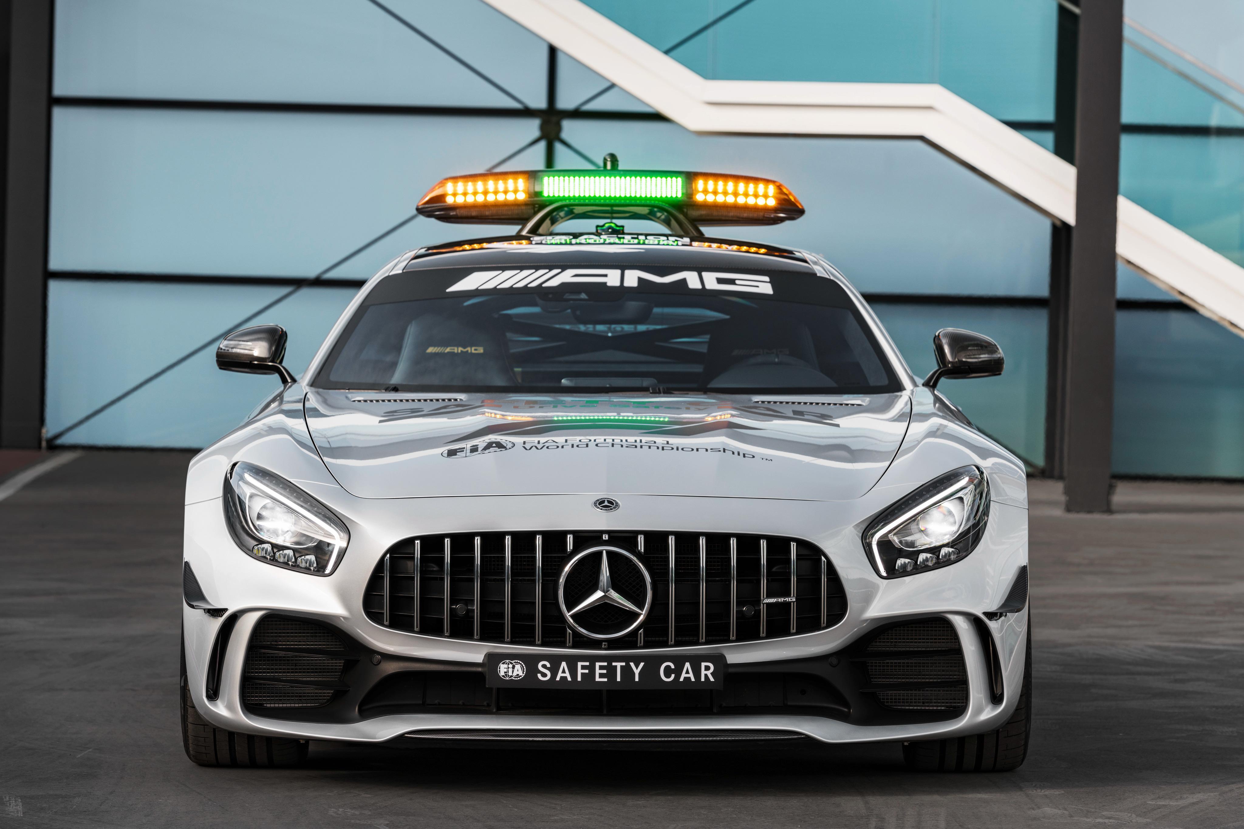 Mercedes AMG GT R F1 Safety Car 2018 Front, HD Cars, 4k Wallpaper