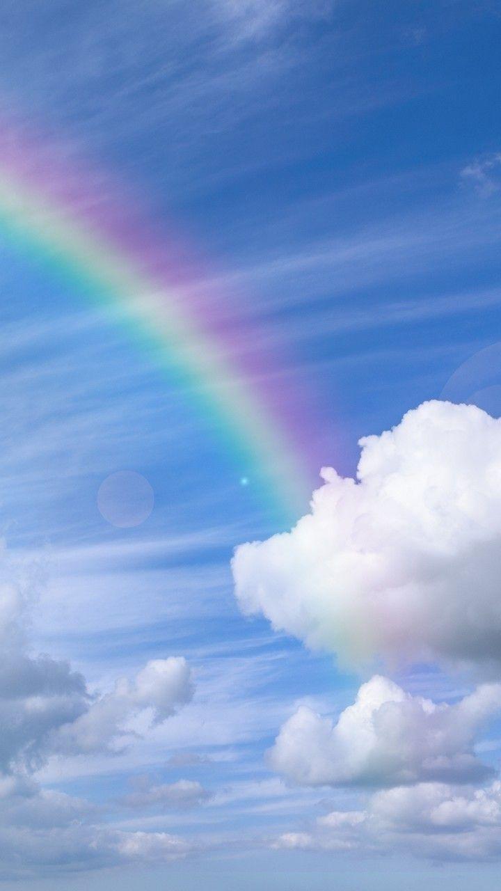 Rainbow Above Clouds Awesome 41 Clouds, Rainbow Aesthetic HD wallpaper |  Pxfuel