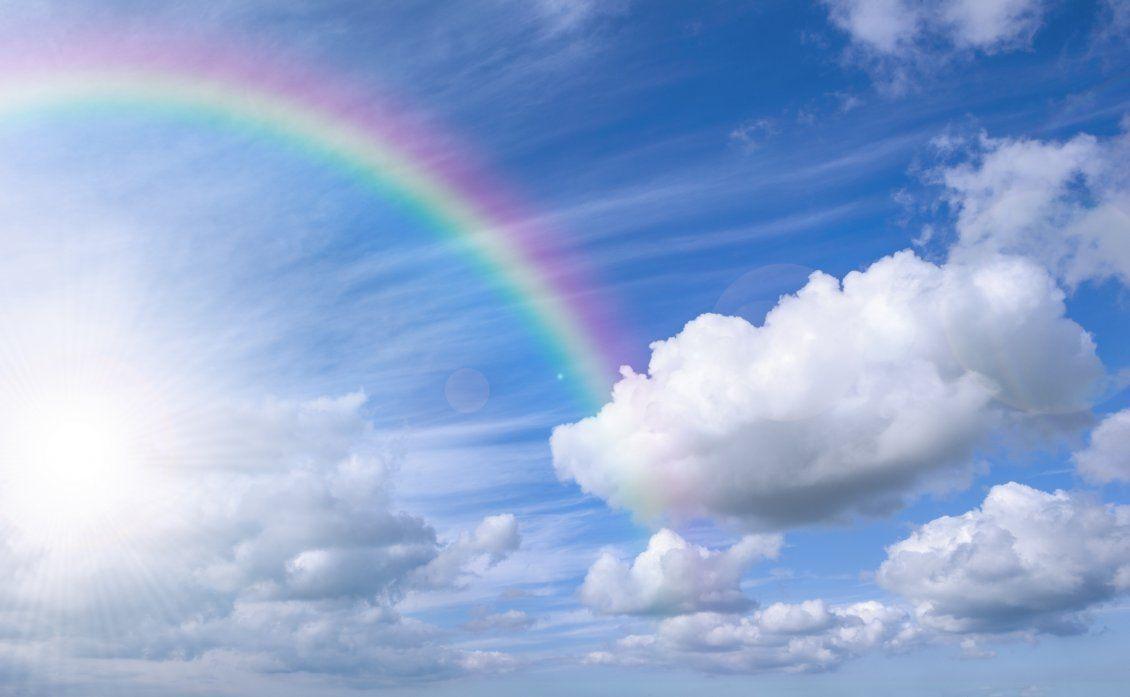 Rainbow Sky Wallpaper Free .wallpaperaccess.com