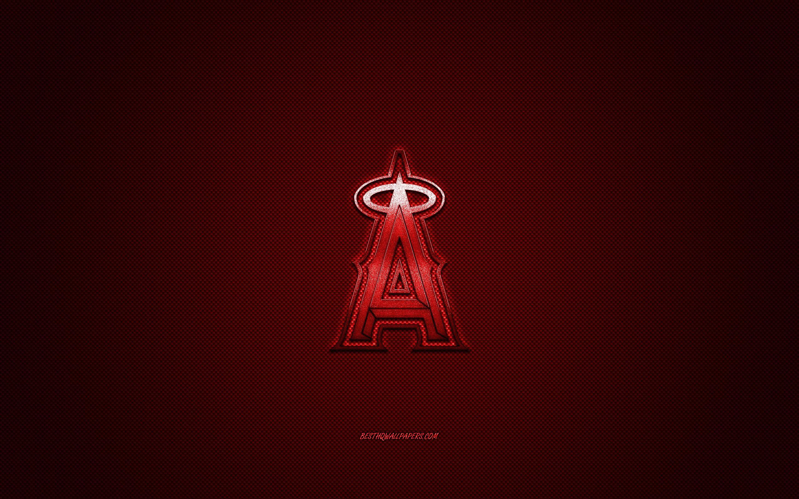 Download wallpaper Los Angeles Angels, American baseball