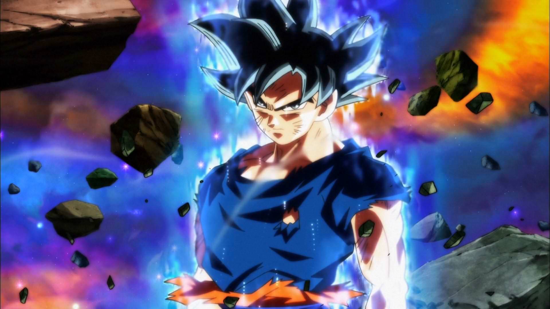 Made a wallpaper of Ultra Instinct Goku for y'all (1920x1080)
