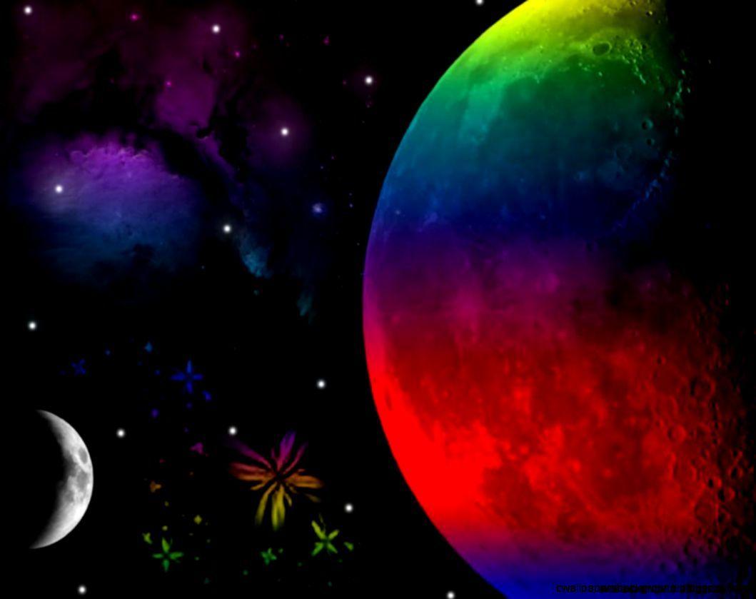 Abstract Moon Wallpaper Free Abstract Moon Background