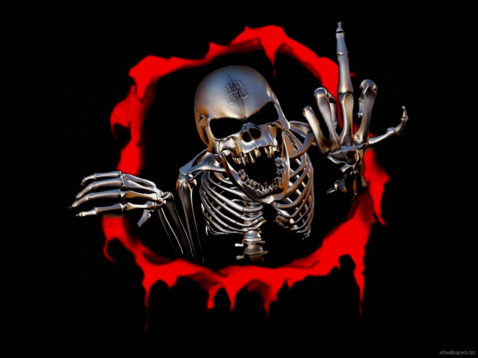 Awesome Skull Wallpaper Free Awesome Skull
