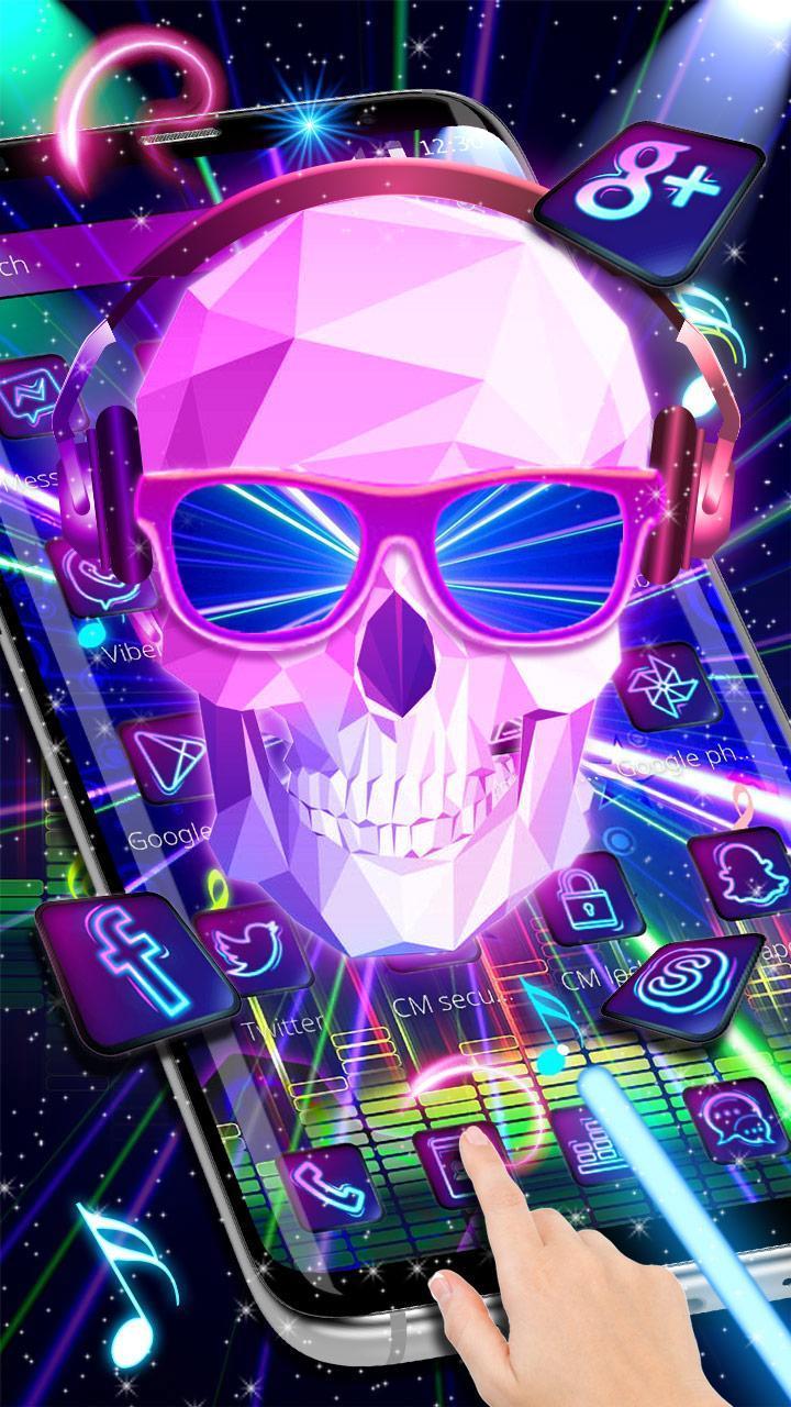DJ PARTY SKULL THEME for Android