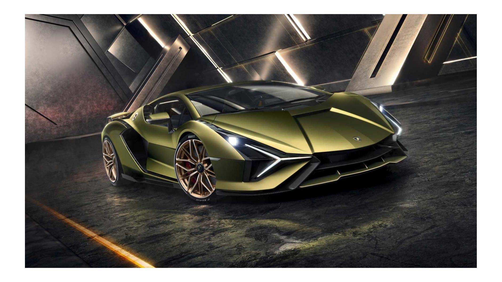 Lamborghini Announces The Sian: An 819 Horsepower Hybrid Hell