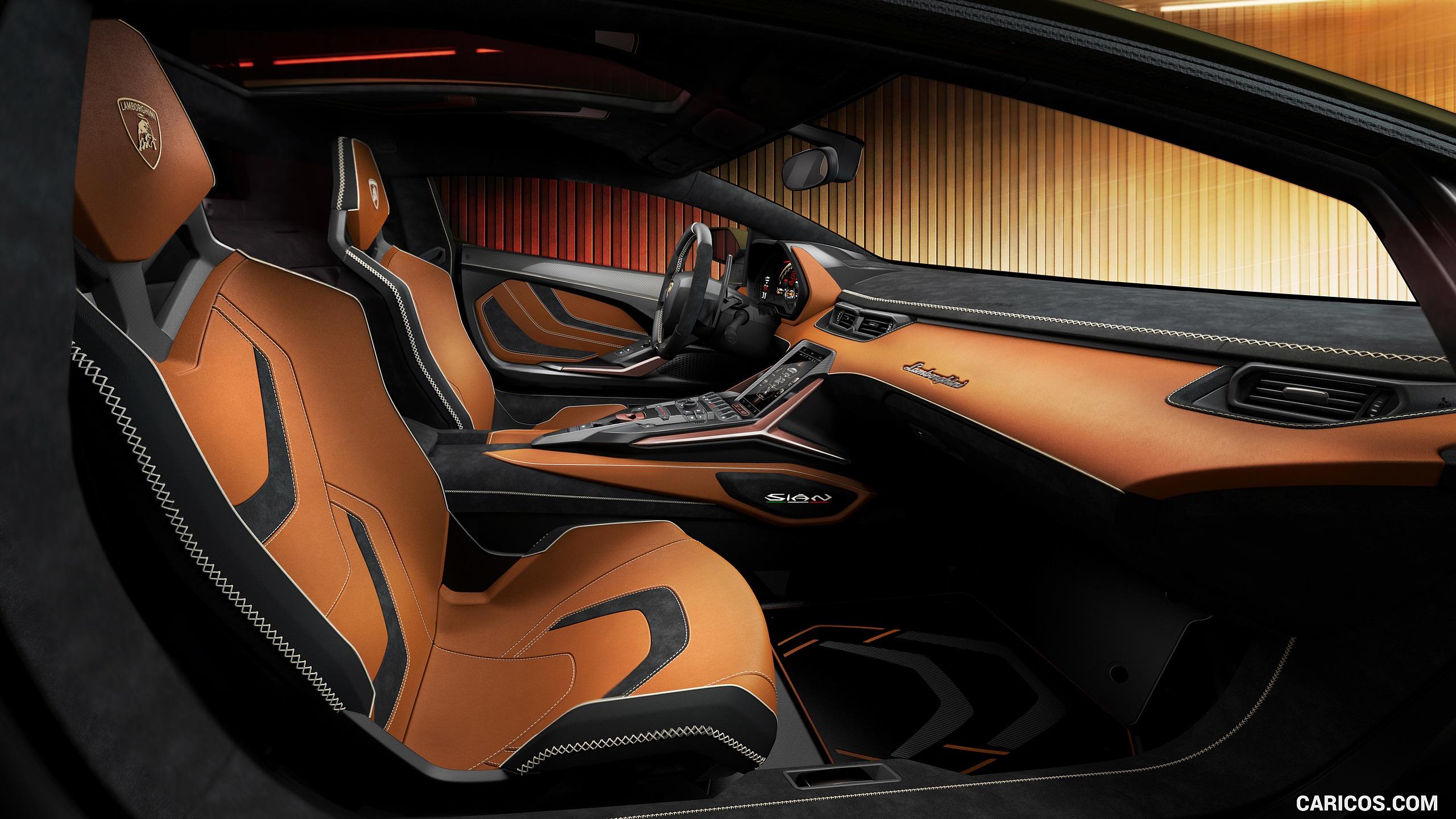 Lamborghini Sián, Seats. HD Wallpaper