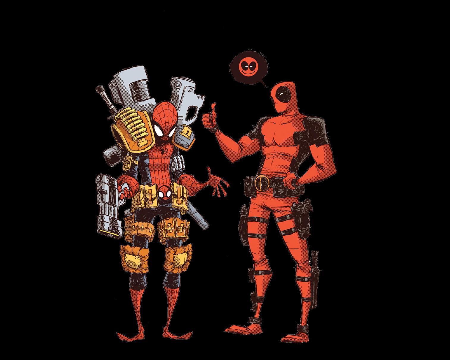 Spiderman And Deadpool Wallpaper Wide