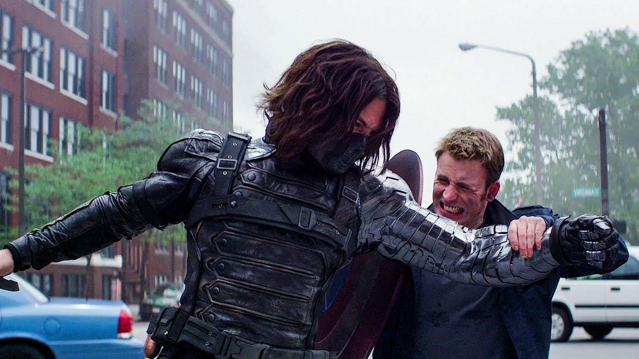 Captain America Vs The Winter Soldier America The Winter Soldier (2014) Movie CLIP 4K