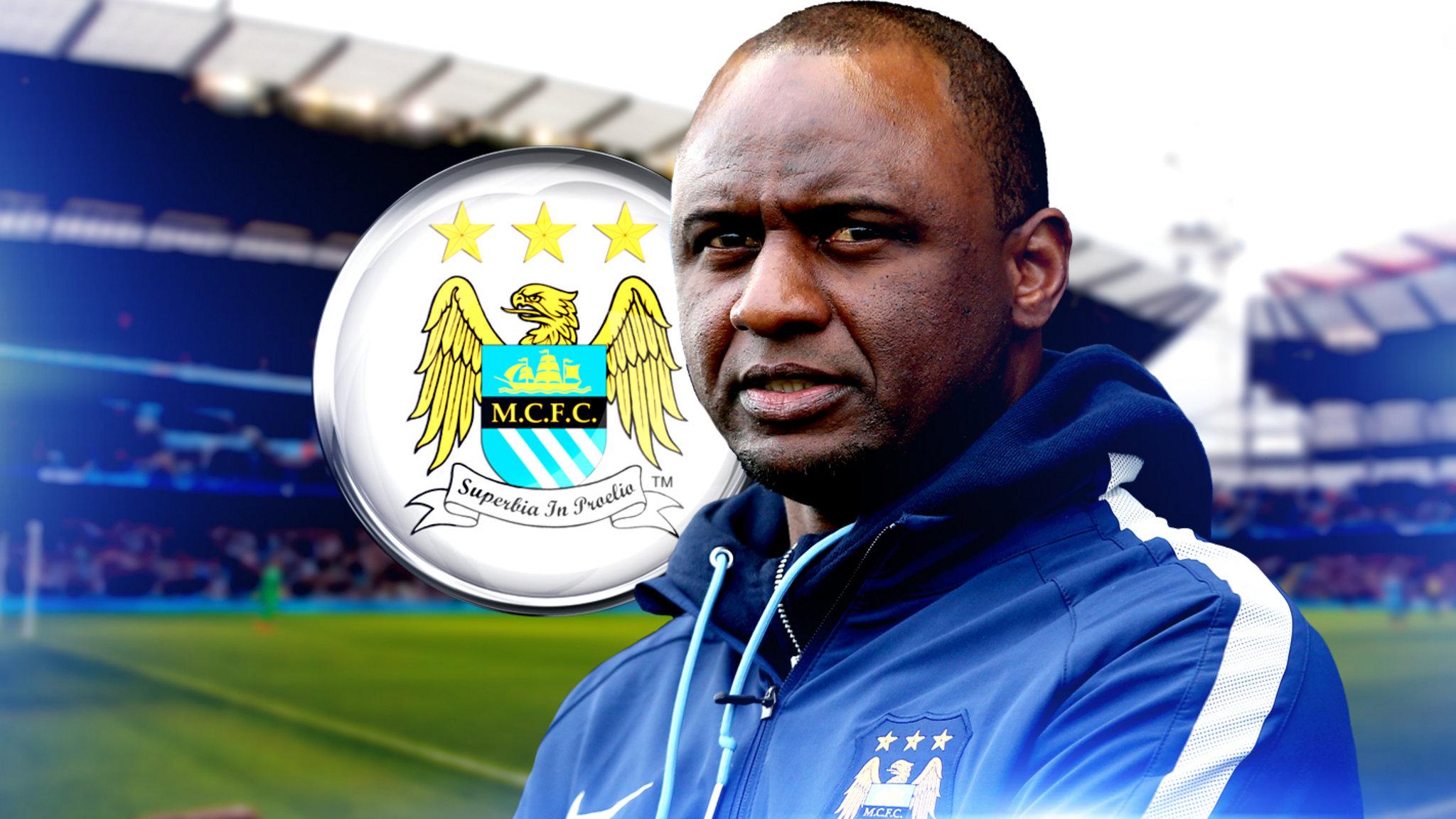 Patrick Vieira earmarked as potential Manchester City manager, says