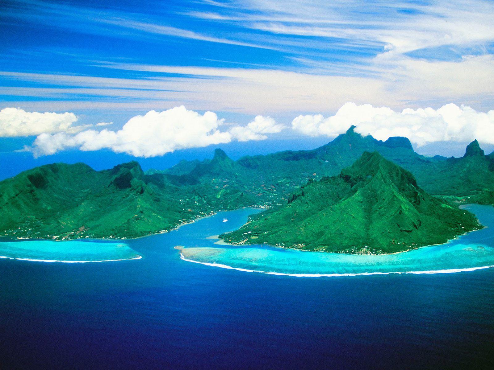 Best French Polynesian Beaches Background 1 HD Wallpaper