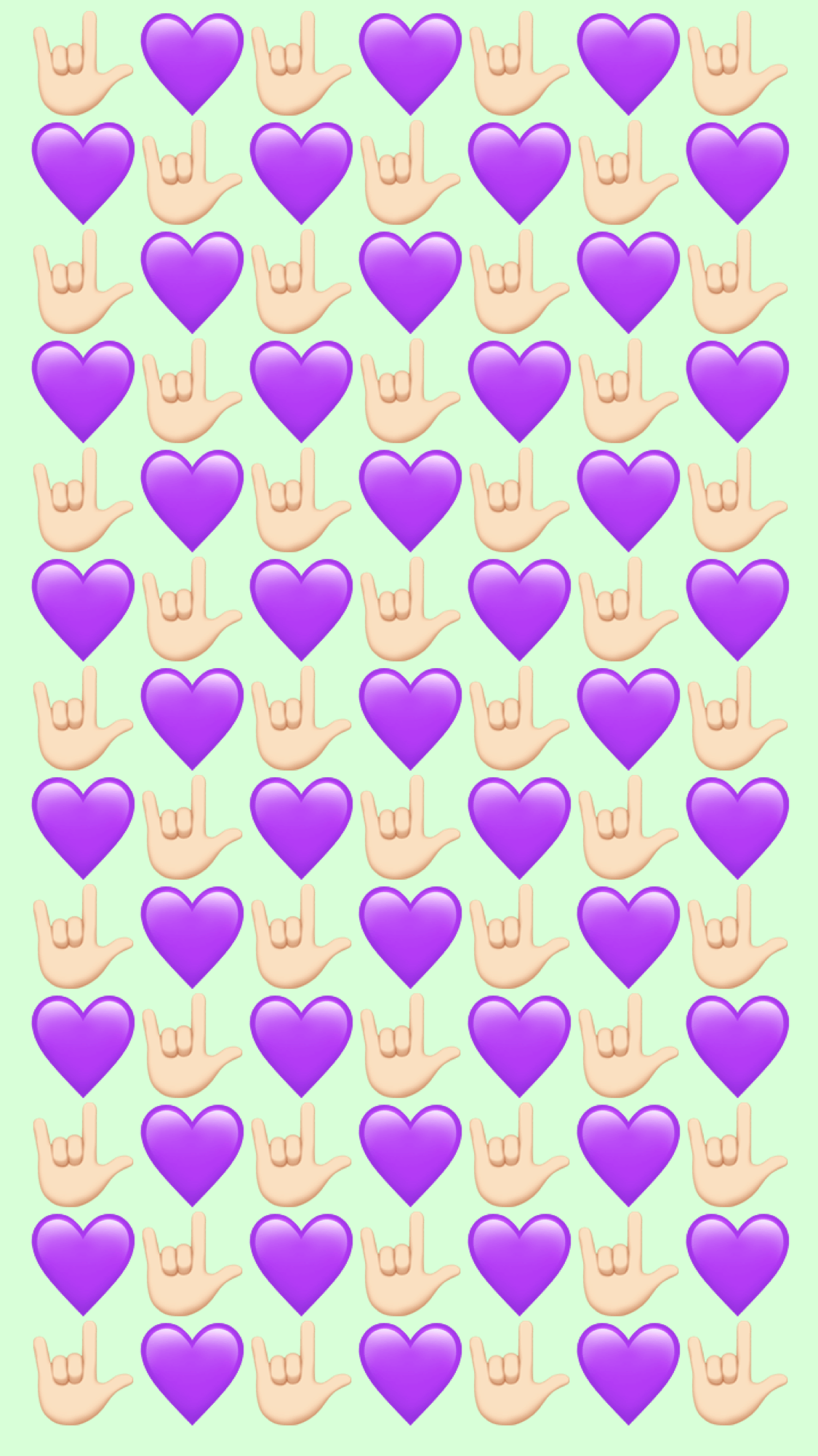 Wallpapers iPhone purple heart