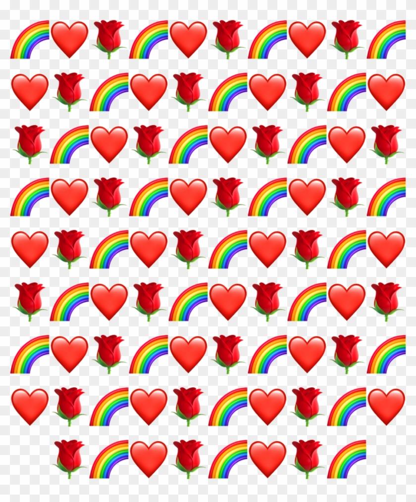 Rainbows Emojis iPhoneemoji Background Useit Remixit, HD Png Download