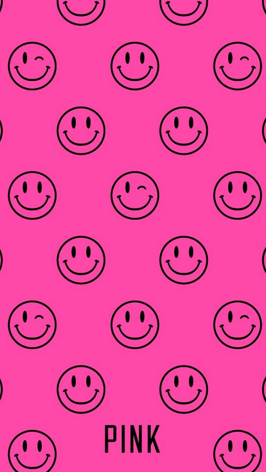 Pink Emoji Wallpaper iPhone 3D iPhone Wallpaper