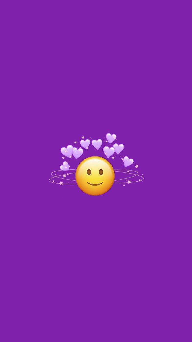 Ooowin, eu ameei ❤. Cute emoji wallpaper, Emoji wallpaper iphone