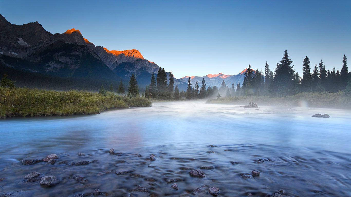 Elk River in the East Kootenays of British Columbia, Canada
