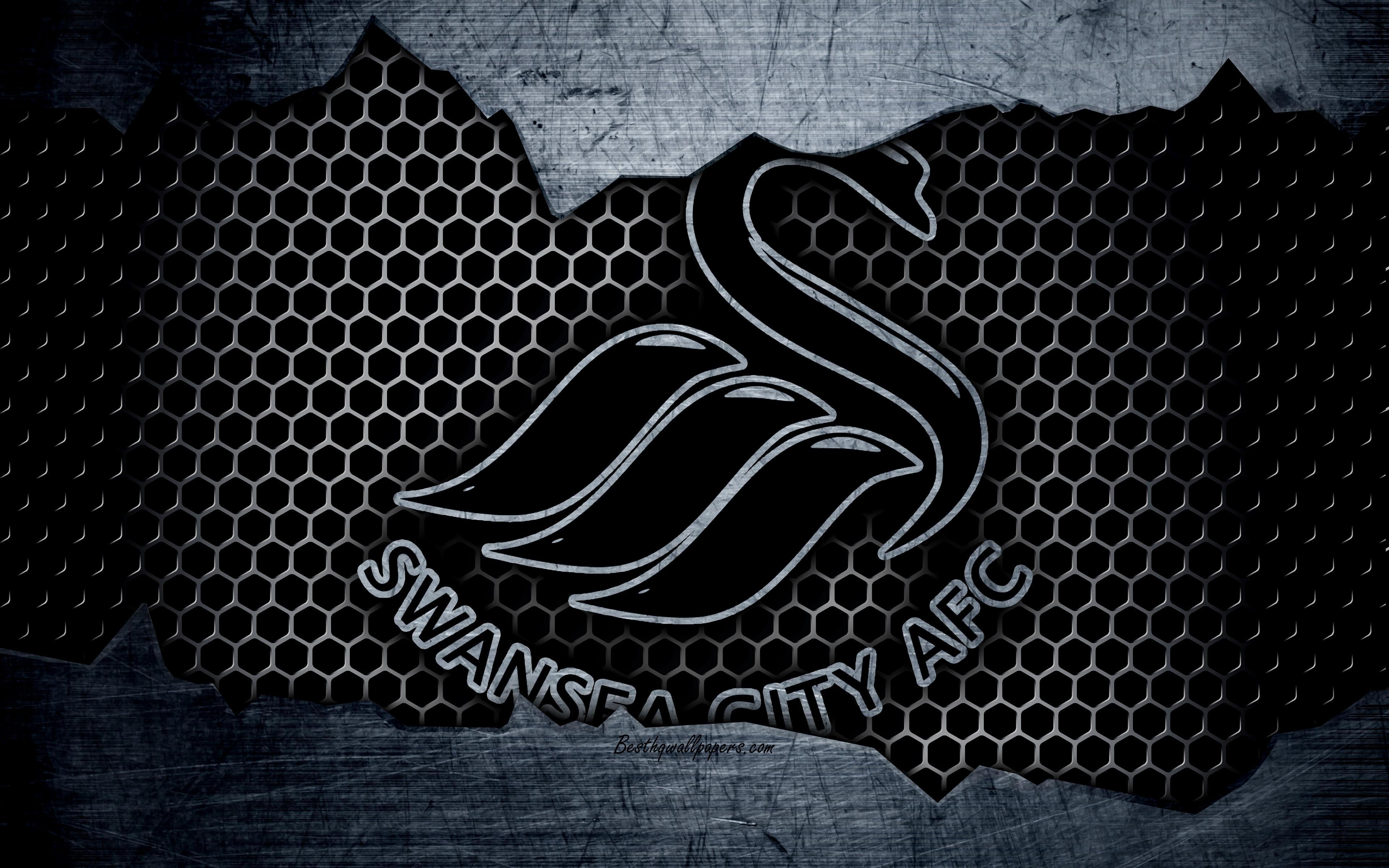 Download wallpaper Swansea City AFC, 4k, football, Premier