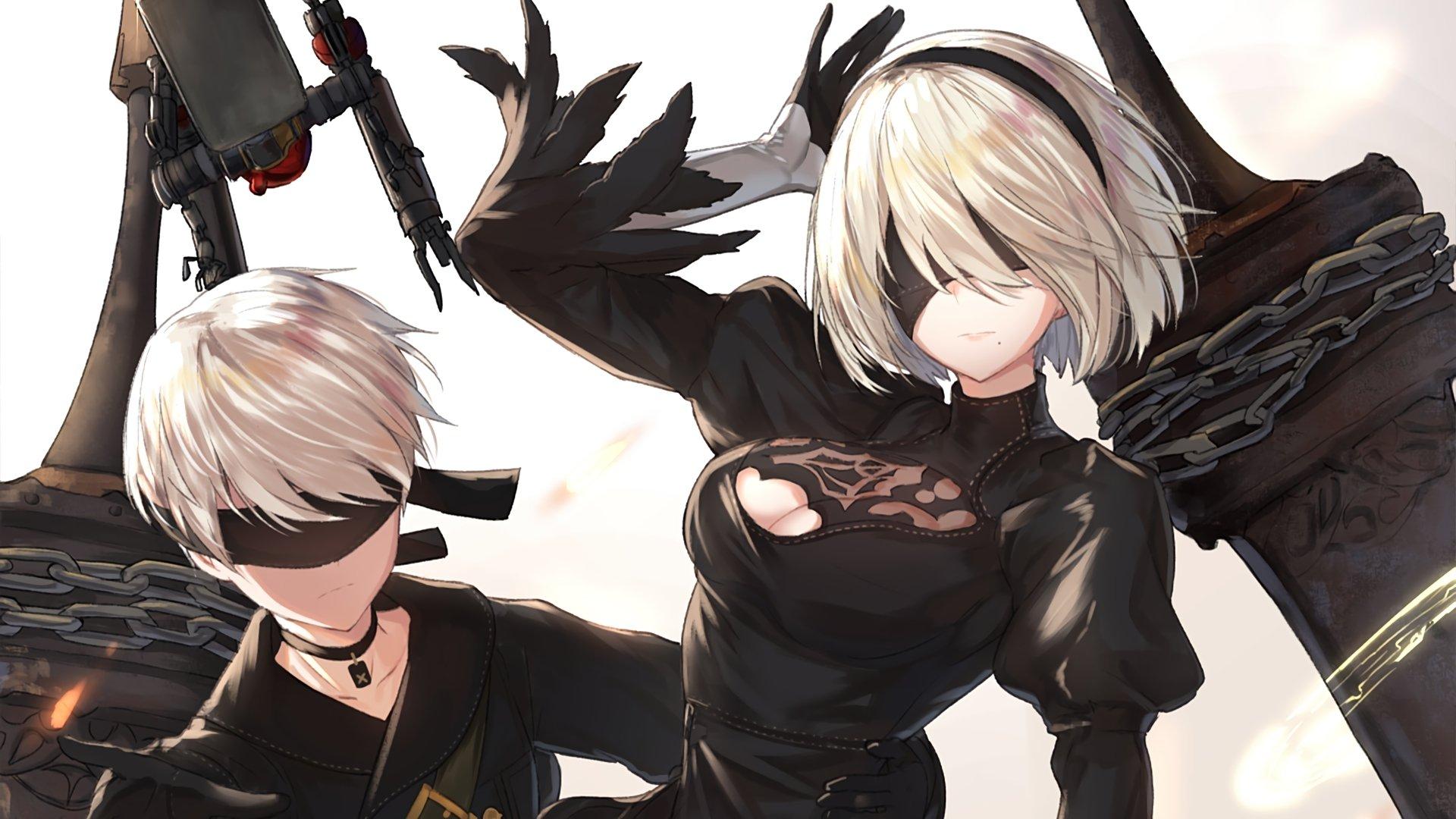 NieR: Automata and 9S HD Wallpaper. Background Image