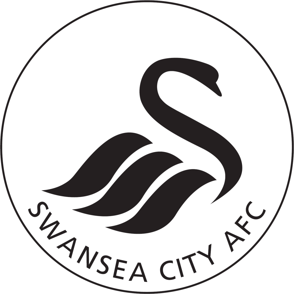 Swansea city logo. soccer. Swansea football, Premier