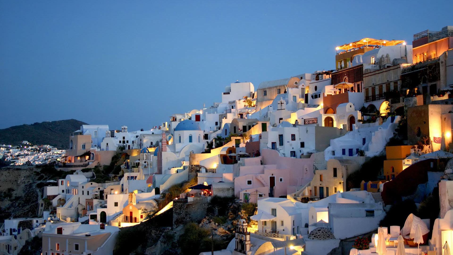 Santorini Greece Wallpaper