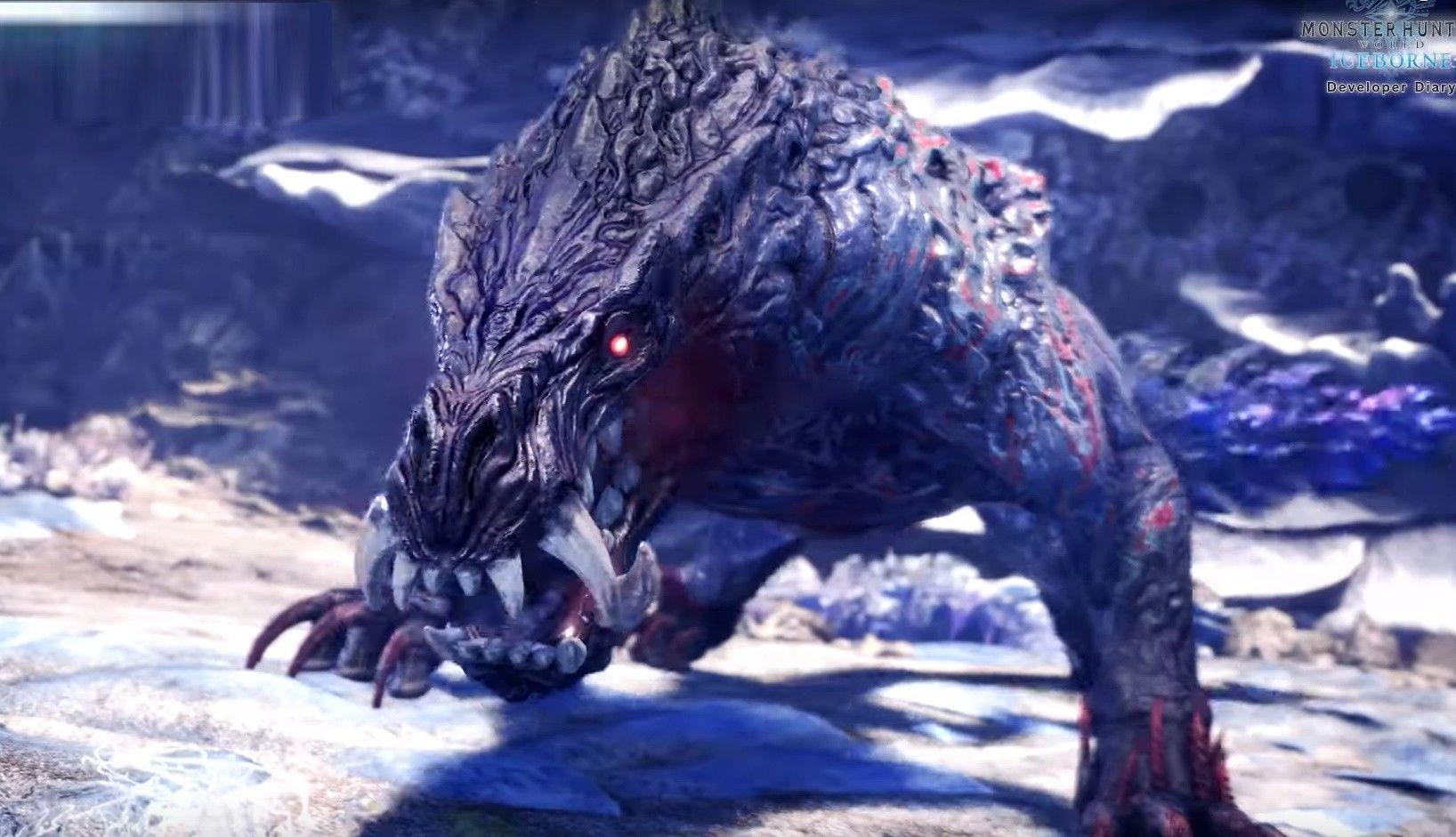 Monster Hunter World Iceborne Ebony Odogaron Wallpapers.