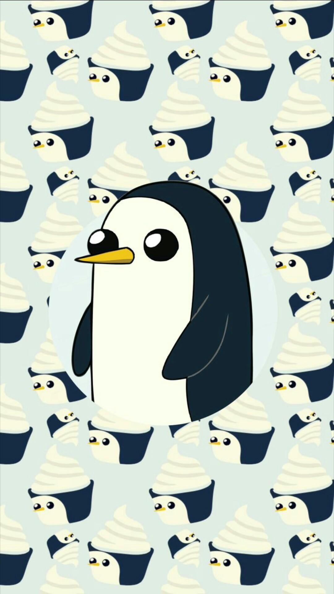 cute animated penguin wallpaper