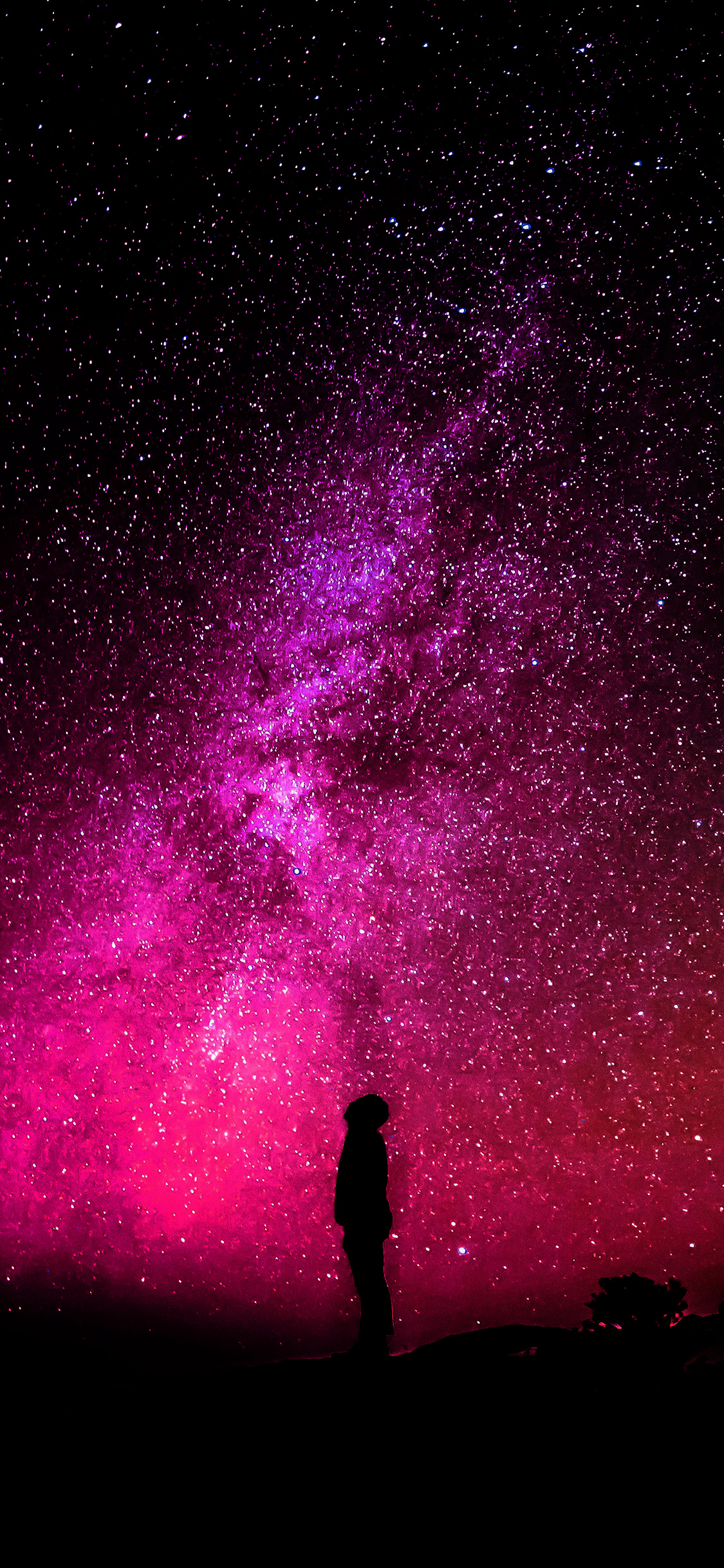 iPhone X wallpaper. sky galaxy