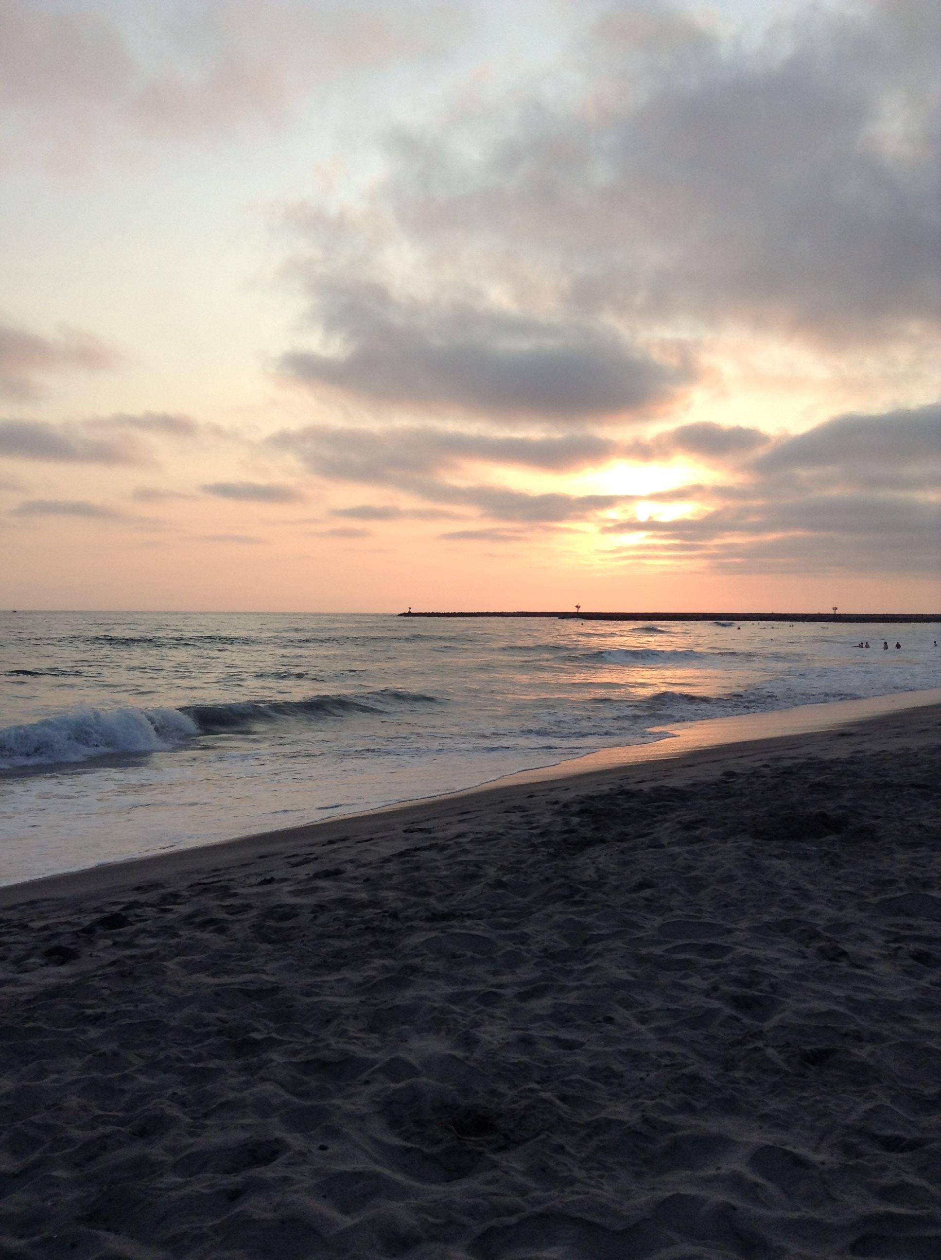 Beach sunset, Oceanside, California. The O ç ë á ñ in 2019