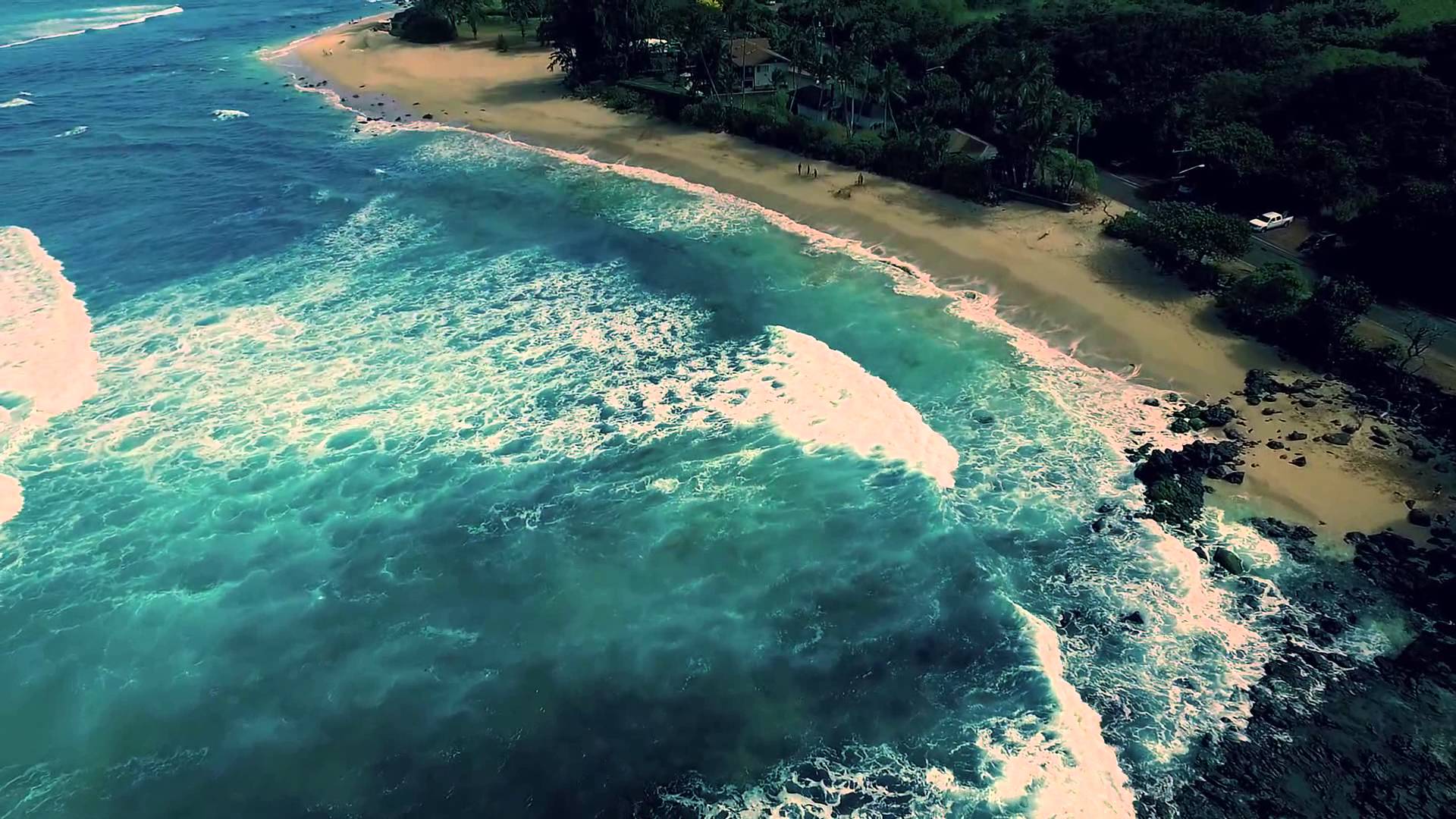 waikiki aerial wallpaper