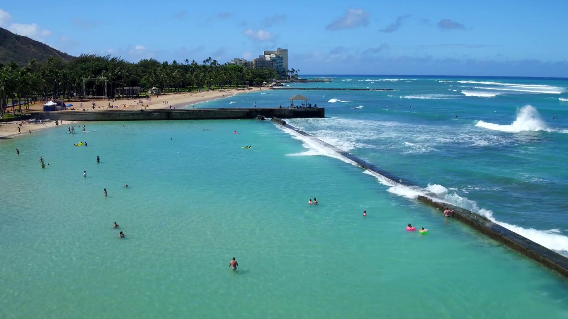 Waikiki Beach Wallpaper background picture