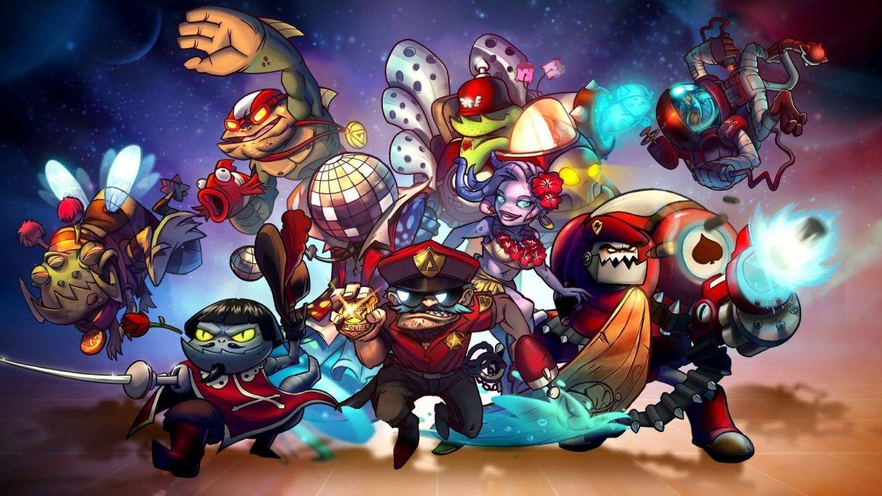 AWESOMENAUTS ASSEMBLE Action Strategy Platform 2D MOBA Online Mmo