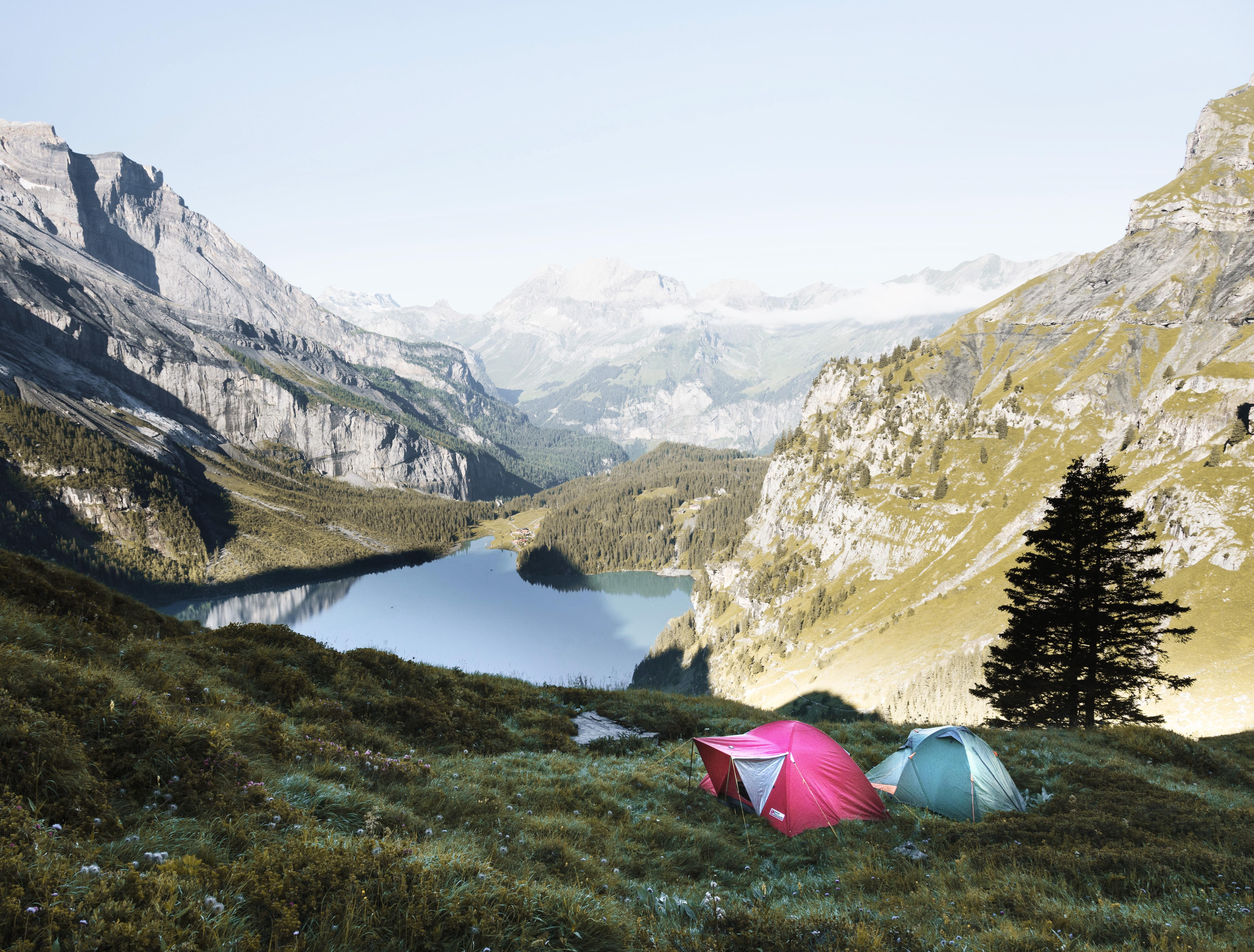 6965x5291 #alpine, #range, #two, #camp, #alp, #tent, #rock