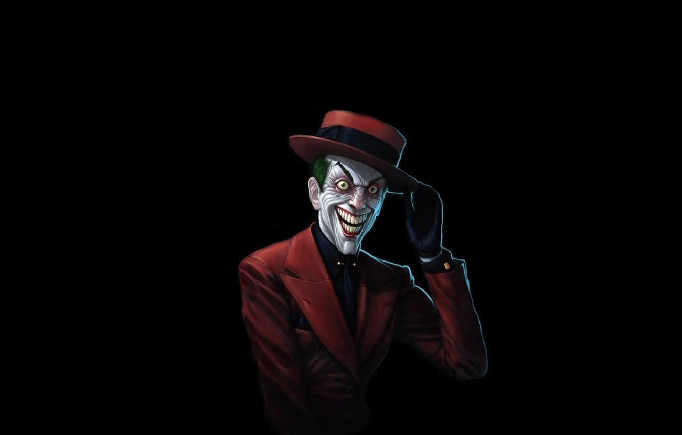 Wallpaper red, smile, batman, Batman, hat, Joker, costume