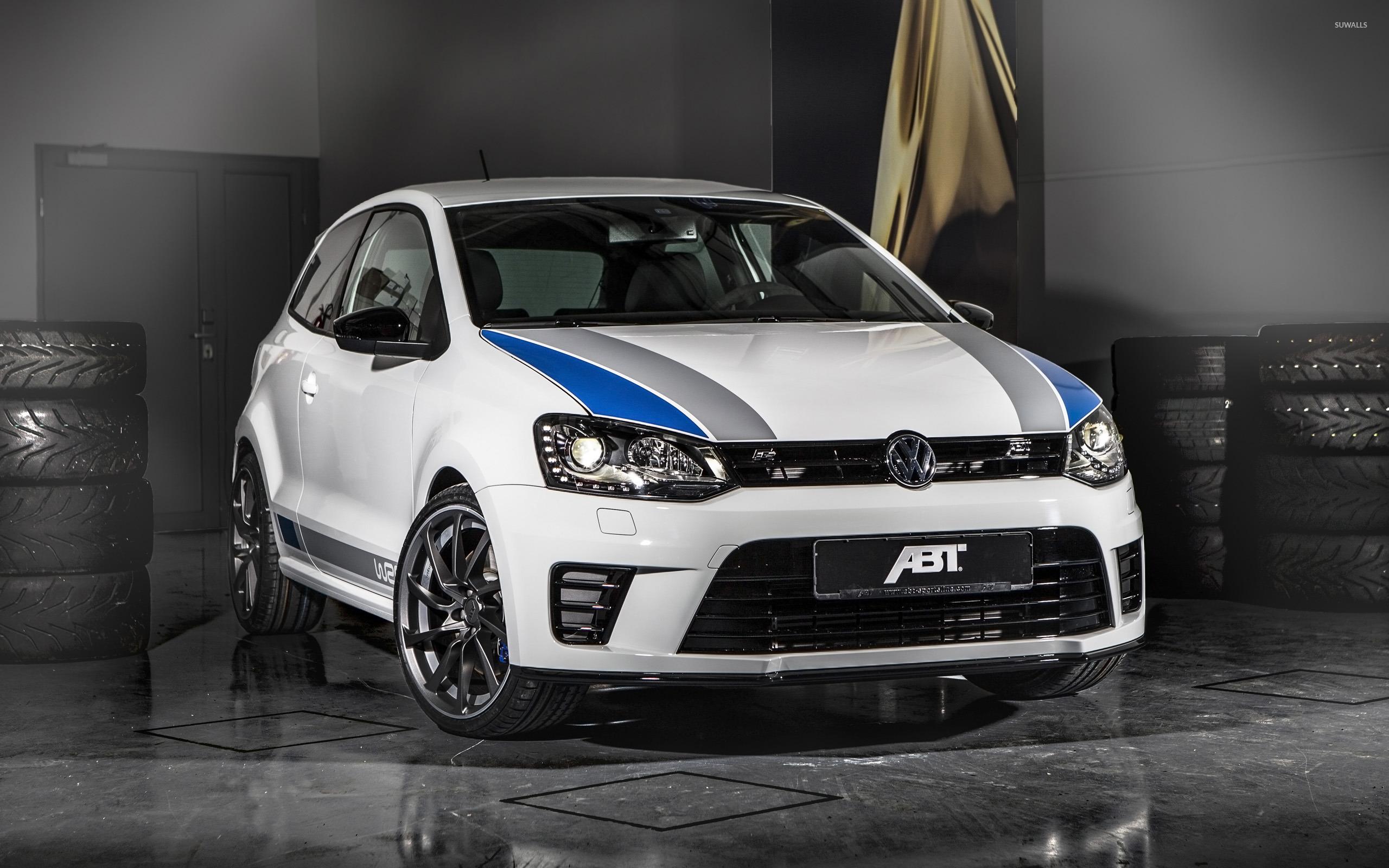 ABT Volkswagen Polo R WRC front view wallpaper