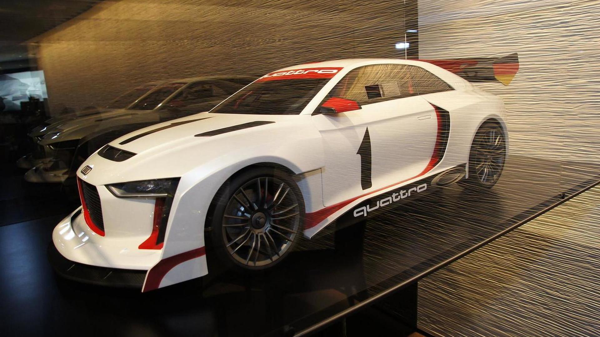 Audi Quattro Concept rally model in Paris
