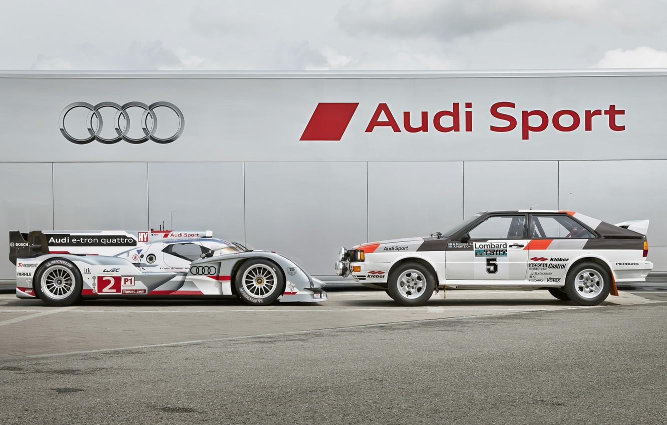 Wallpaper Rally, The Mans, Audi Quattro, The Audi R18 E Tron