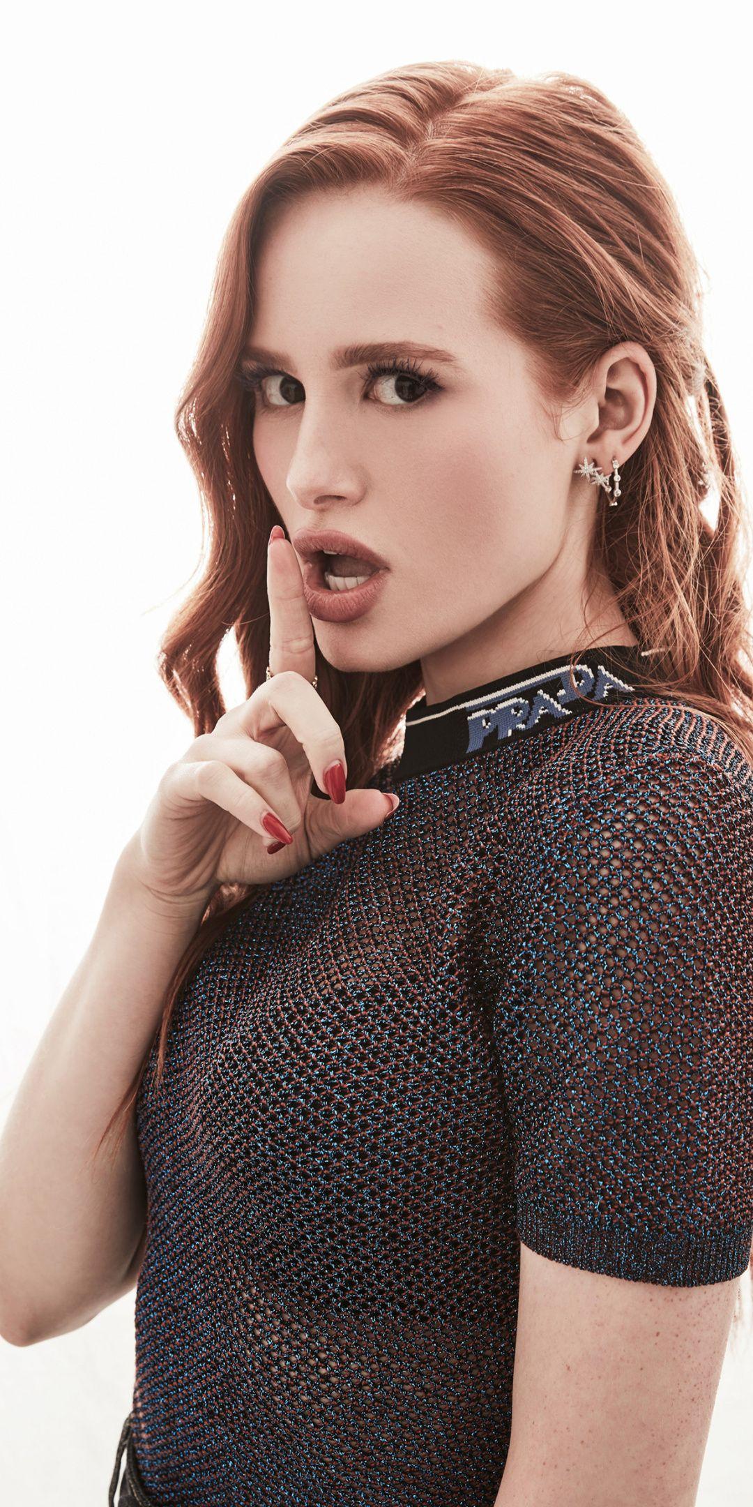 Madelaine Petsch, actress, red head, 2018, 1080x2160 wallpaper