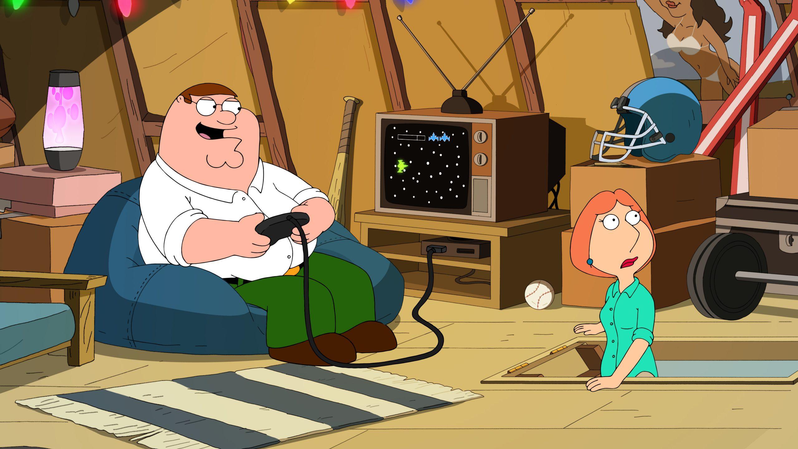 Wallpaper Of Peter And Lois Griffin From Family Guy