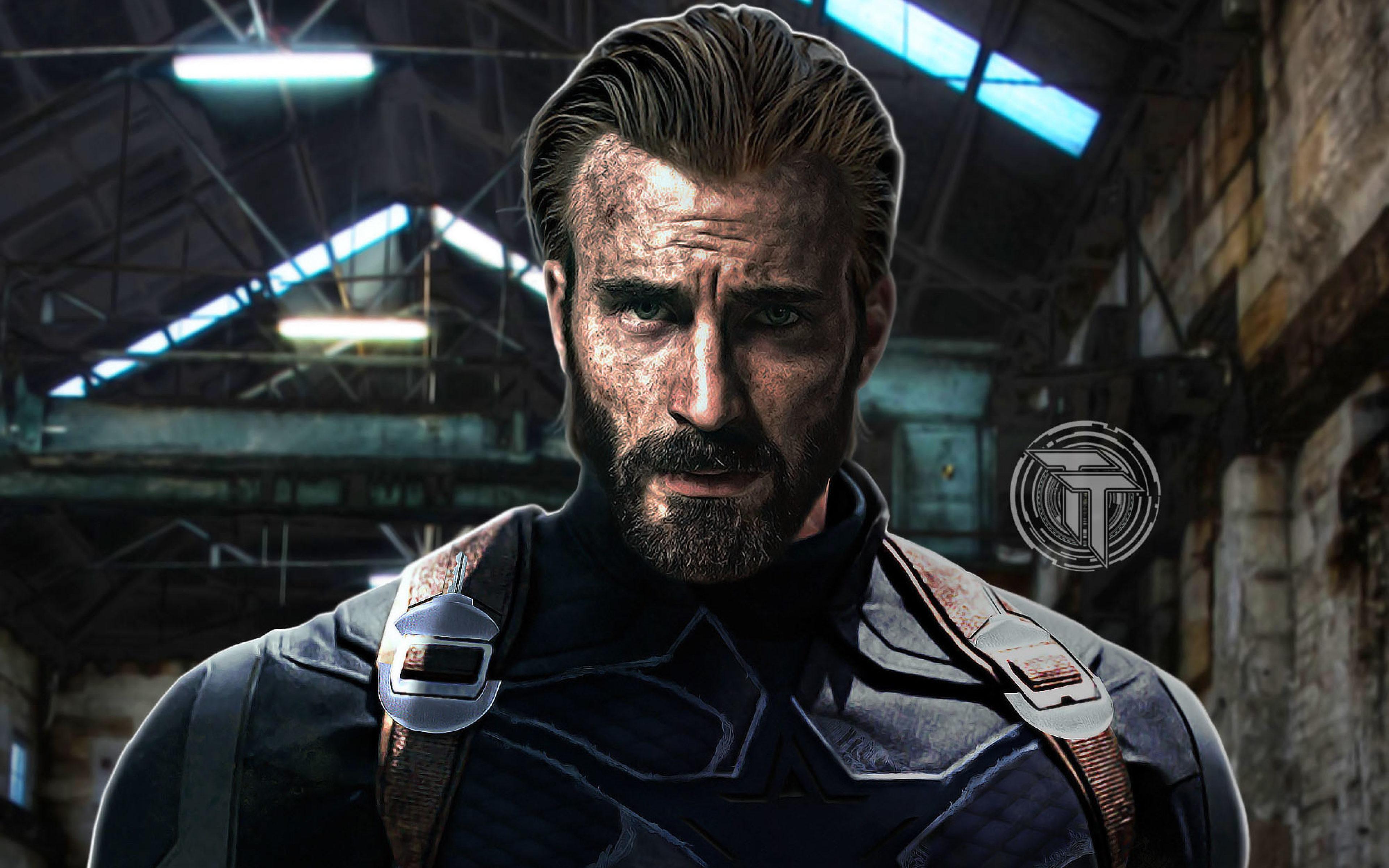 Captain America Beard Wallpaper