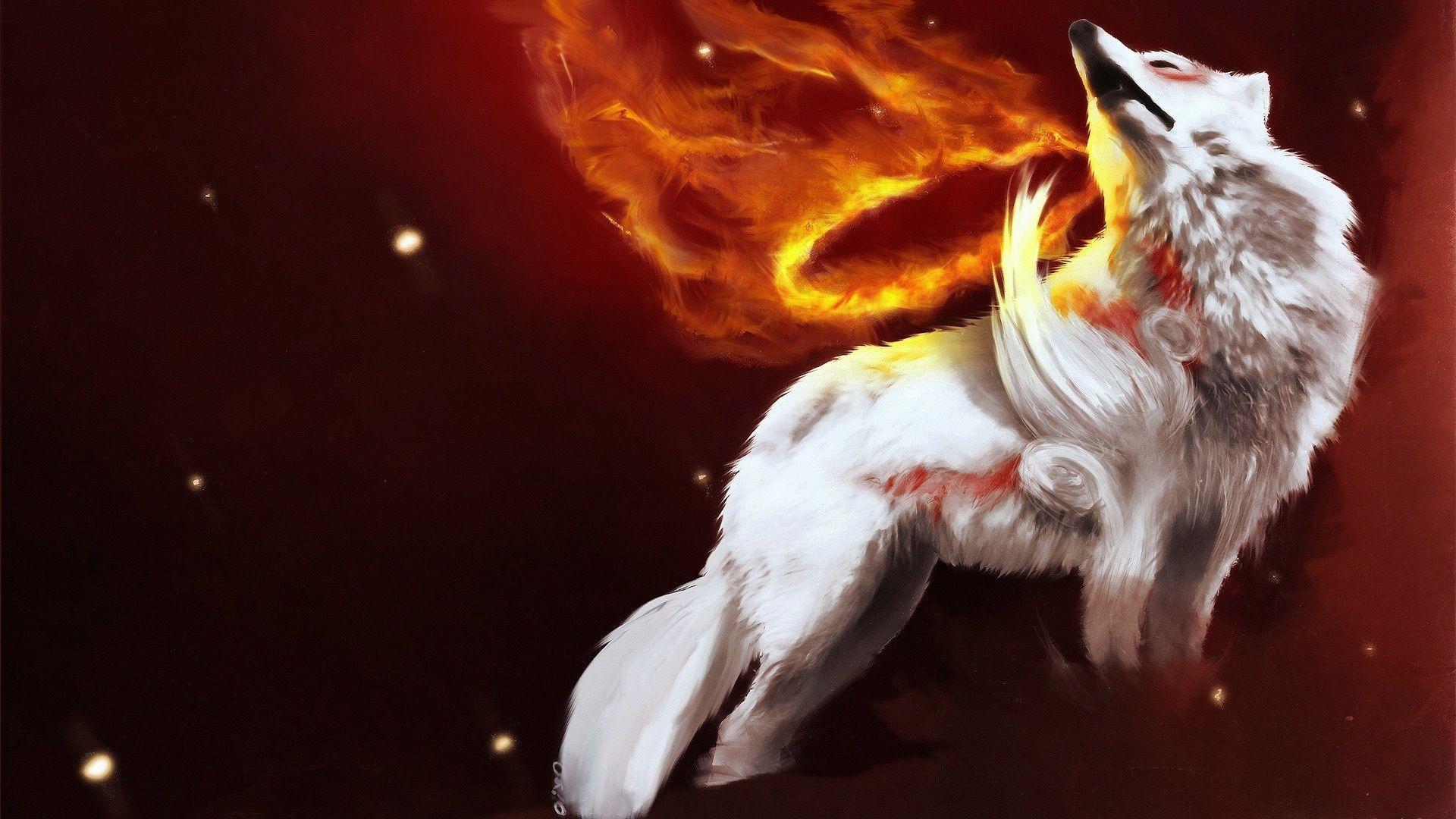 Magic, Wolf, Fantasy Ban. Wolf wallpaper, Video marketing strategies, Anime wolf