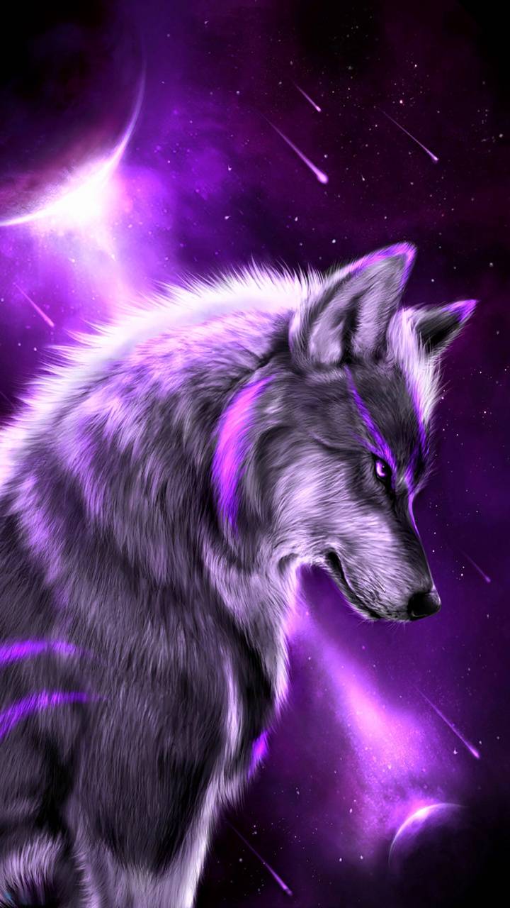 Fantasy wolf Wallpaper