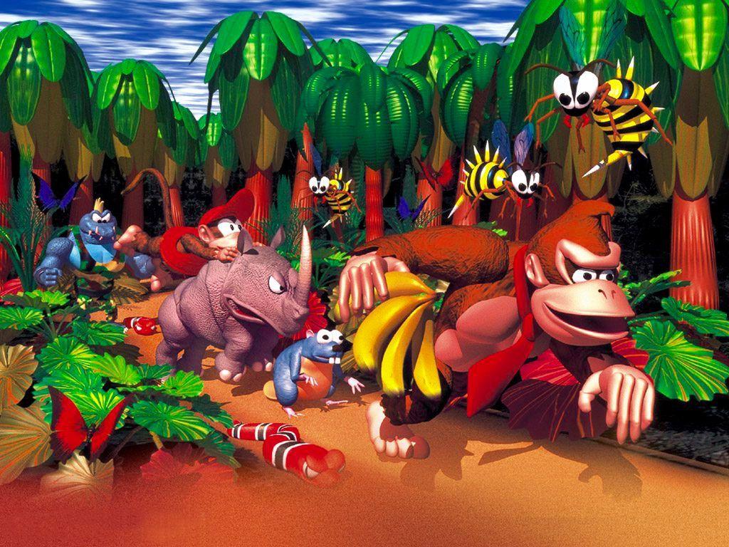 Donkey Kong Country for the SNES had great box art, and the game