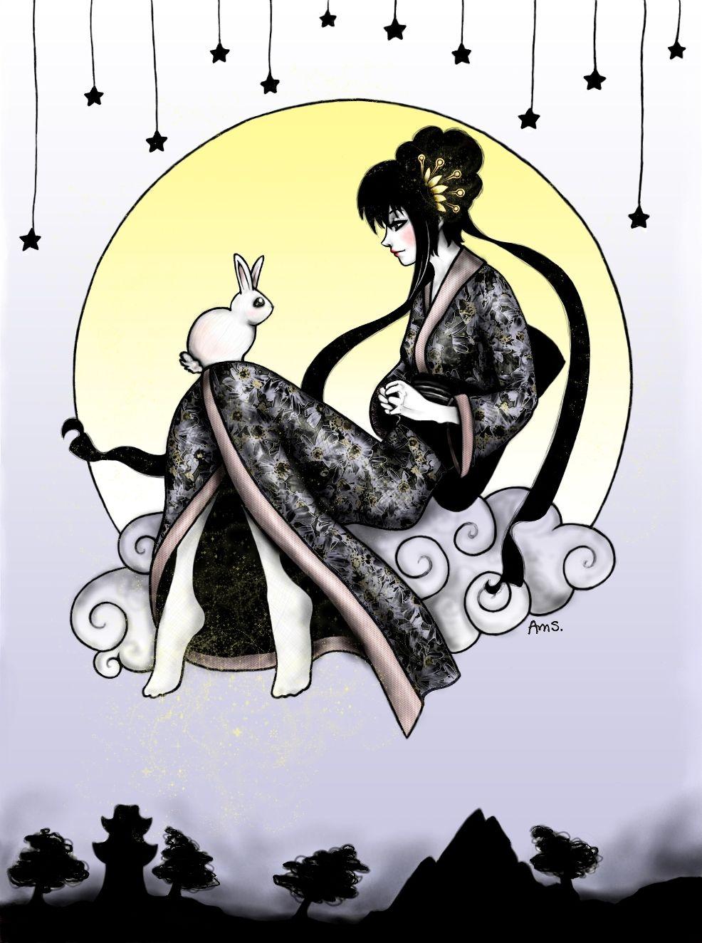Chang'e and the Jade Rabbit. Pieces of me. Jade rabbit
