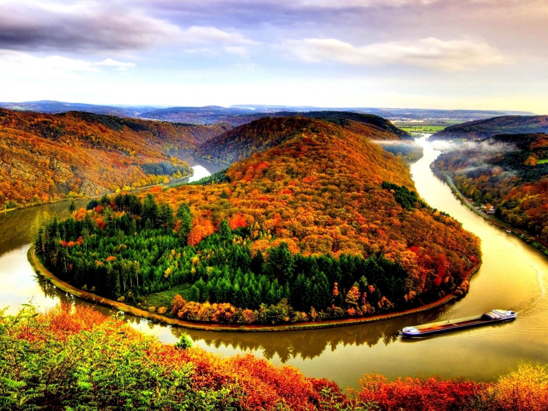 Autumn River Wallpaper, Wallpaper13.com