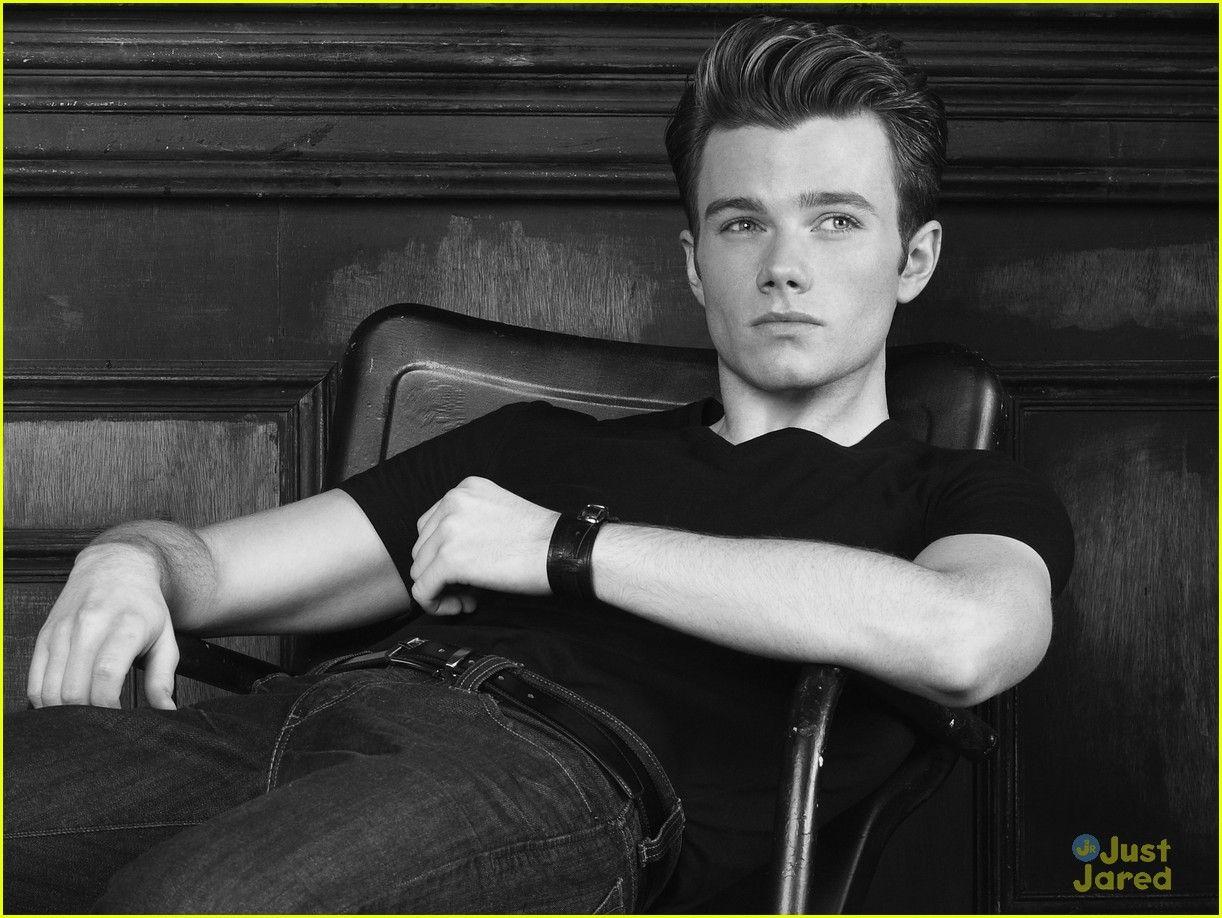 chris colfer. Oh so that's why we have men. Chris colfer, Glee