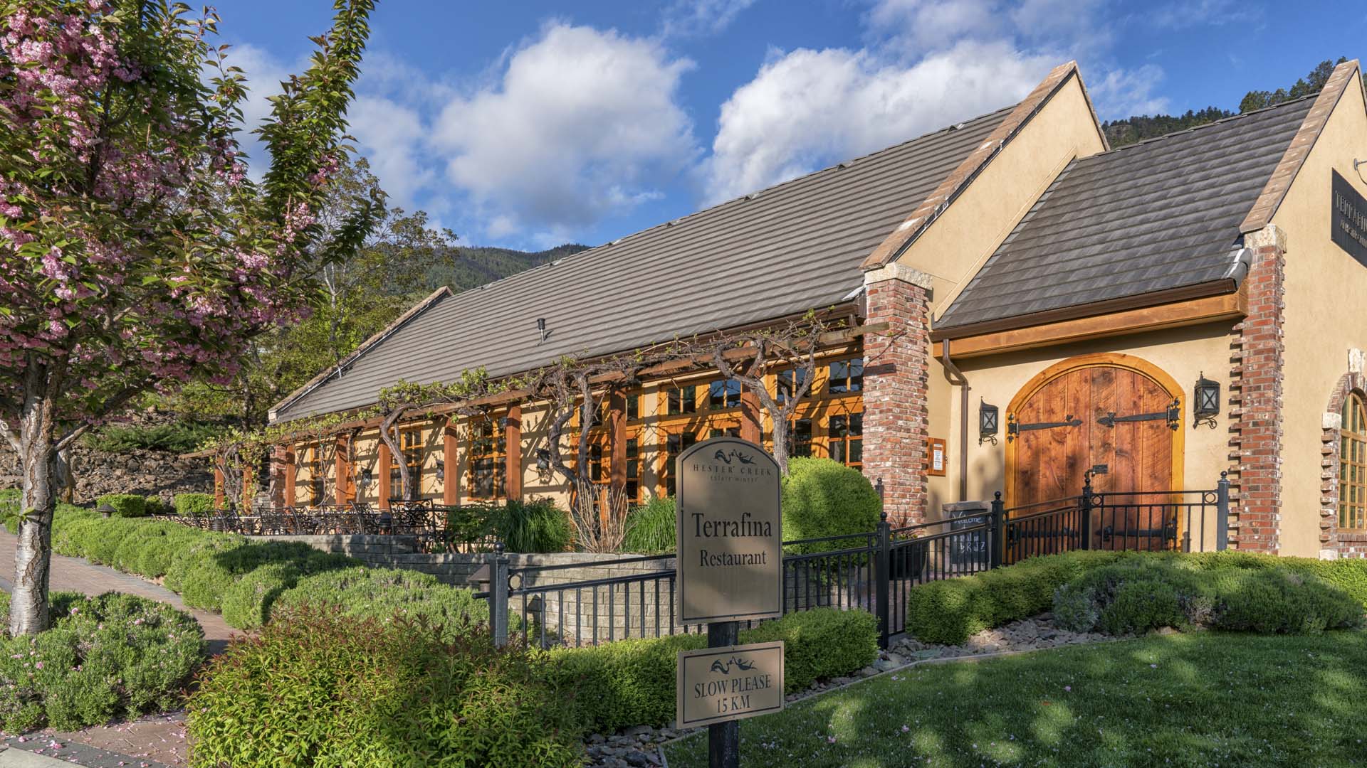 Terrafina Restaurant at Hester Creek Estate Winery in the Okanagan