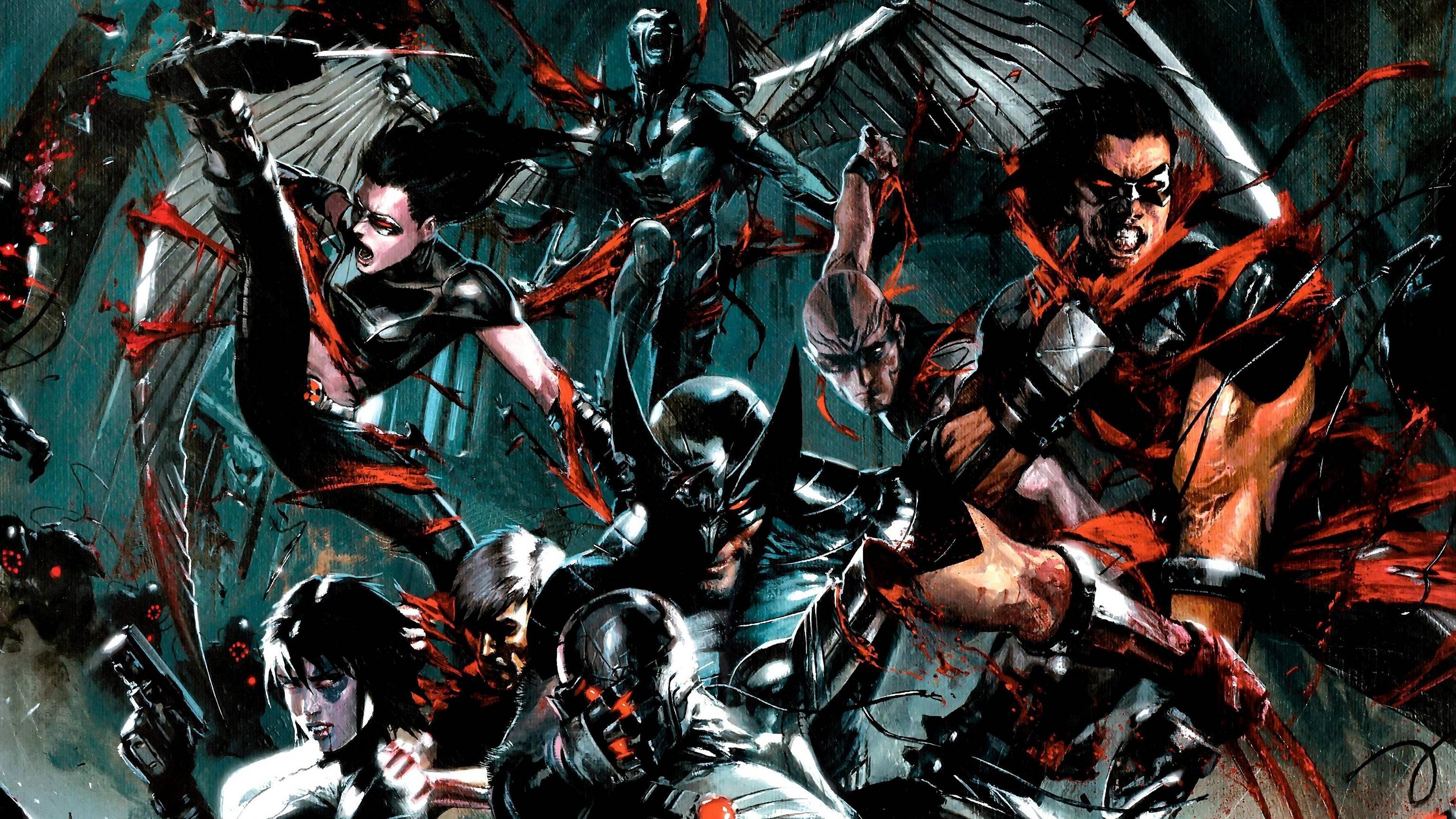 X Force Wolverine Domino X 23 Warpath Vanisher Archangel Marvel
